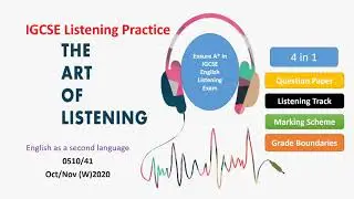IGCSE English as a Second Language Listening  0510/ 41/  Nov  /w2020  0933/41/  Nov  /w2020 with MS
