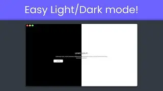 Easy Dark/Light Theme Toggle Tutorial!