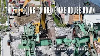 This is going to bring the house down - an update on the La Salle Causeway lift bridge  4K