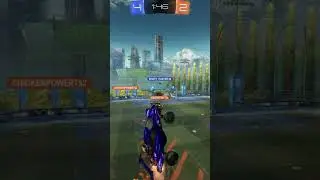 rare footage of a rocket league high five...