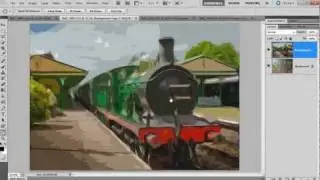 Super quick painterly effect in Photoshop