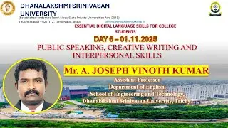 Day 6 - Public Speaking, Creative Writing and Interpersonal Skills