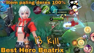 Duo rank dilegend bantai² pake Beatrix | Mobile legends 