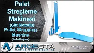 Çift Motor Gerdirmeli Palet Streçleme Makinesi/Pallet Wrapping Machine (Dual Motor Pretensioner)
