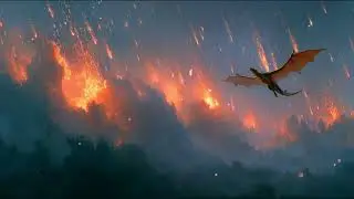 Epic Medieval Fantasy Music for Focus, Calm & Inner Peace | Dragon Under the Falling Stars