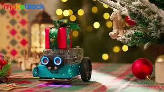 🎅✨ Christmas Adventure with mBot2: Rover on a Gift Mission! 🎁