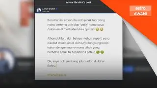 Anwar tepis cubaan kaitkan nama dengan kes Epstein