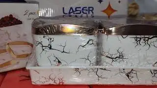 SANTRO Airtight Container 2 Pcs Set With Trey | Available on IndiaMART