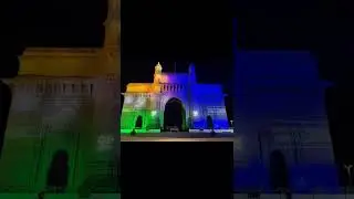 Gateway of India illuminates to celebrate India - Israel's 30 years of diplomatic relations