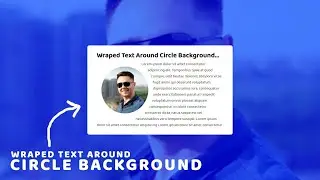 Wraped Text Around Circle Background | Encrypted Code
