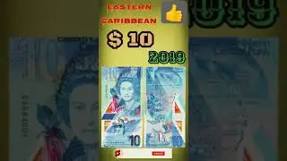 eastern Caribbean 10 dollars. #shorts #currencycollection #MONEYPHECHAN