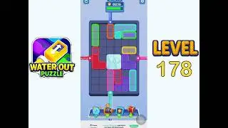 Water Out Puzzle Level 178 Walkthrough Solution