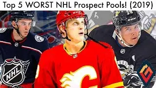 Top 5 WORST NHL Prospect Pools! (Hockey Prospect Rankings & Talk 2019)