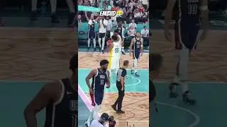 Embiid's celebration against 🇧🇷 #nba #basketball #olympics #shortsfeed #shorts #usa #brasil #fun