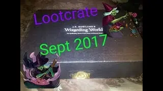 J.k Rowling's Wizarding World Lootcrate September (Magical Must Haves)