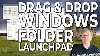 Очень просто! Программируйте панель запуска Drag & Drop Folder в Windows (урок по программировани...