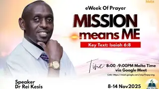 How Is Your Relationship With The Guide? - Rei Kesis - Malta SDA Church, Youth eWeek of Prayer