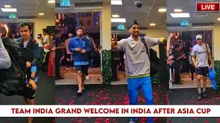 Watch : Team India Grand Welcome At Mumbai Airport After Winning Asia Cup 2025