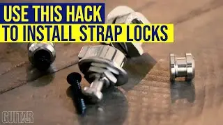 Here's a little known hack to install guitar strap locks