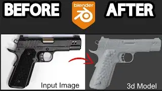 Дополнение для Blender, превращающее изображения в 3D-модели | PixelModeller AI