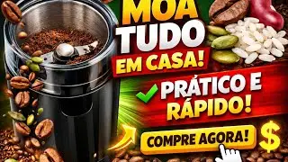 ☕🌾 Moedor El&eacute;trico de Gr&atilde;os &ndash; Pr&aacute;tico e R&aacute;pido! #MoedorDeGraos#MoedorDeCafe#CozinhaPratica