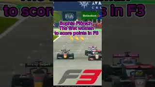 Sophia Floersch scoring the frist points in F3 in belgium #woman #formula3 #belgiumgp #spa #girl
