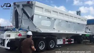 Hydraulic side tipper trailers