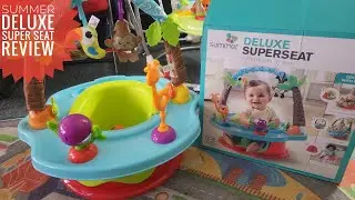 Summer Deluxe Super Seat Review #boosterseat #baby #babyfeeding #babychair #toddlerfood #toddler