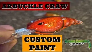 Роспись приманки Arbuckle Craw на заказ --- Аэрографическая роспись приманки ---
