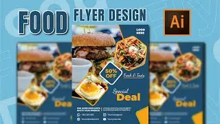Food Flyer Design - Graphics Design |  #illustrator  #socialmedia  #flyer  #foodflyer