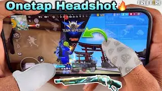 Onetap headshot in iPhone 16 pro max free fire full map gameplay
