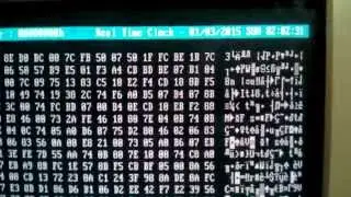 Retro UNIX 386 v1 - DISK I/O test on a Real Computer - DEMO