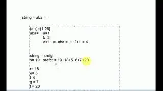 CharSum - HackerEarth Solution