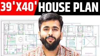 39' x 40' Vastu-Compliant House Plan | Climate-Responsive Design for Better Living in JHARKHAND