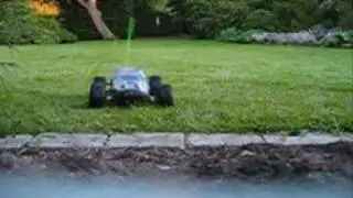 Surge truggy XT taking a big jump