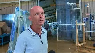 Apr&egrave;s les intemp&eacute;ries, ch&ocirc;mage technique et solidarit&eacute; sur la zone industrielle de L&eacute;zat-sur-L&egrave;ze