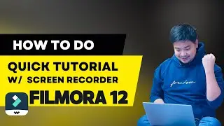 Quick Tutorial with Screen Recorder | Filmora 12