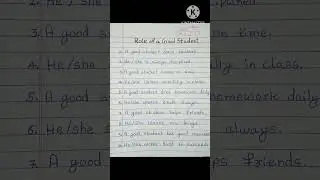 Role of a Good Student | Essay in English | 10 Lines Essay