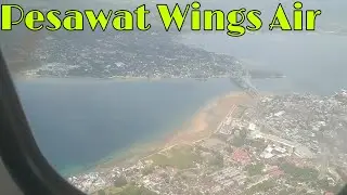 Pulau Ambon di lihat dari Pesawat