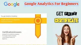 Google Certificate For Free | Google Analytics For Beginners Assessment Answers