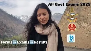All Govt Exams I Gave in 2025 | Results, Reality & Lessons✨