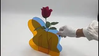 RECHI Custom Design & Manufacture Nordic Style Acrylic Flower Spot Stand For Home Decoration