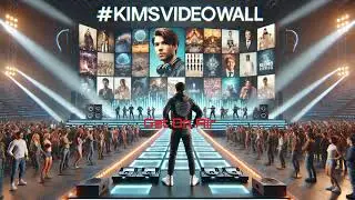 Launch of New Music/Social Media Platform #kimsvideowall #kimnicolaou