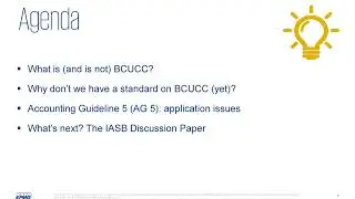 Common application issues: Accounting Guideline 5 Merger Accounting for Common Control Combinations