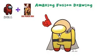 Drawing  Among Us x One Punch Man Fusion : Imposter Punch
