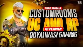 PUBG MOBILE LIVE UNLIMITED UC CUSTOM ROOMS  PAK/INDIA | PUBGM - ROYALWASI GAMING