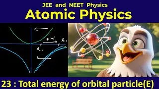 23. Modern physics | Bohr's model of atom | Total energy of orbital electron |  | IIT JEE Physics