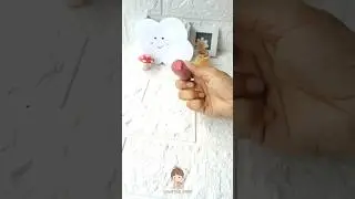 ☁✨DIY Cute Stamp🌷| Crafter Sree #diy #paperclip #art #papercraftdiy #craft #handmade #stamps #shorts