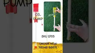 MANUAL OIL PUMP USED IN ALL KINDS OF HOUSEHOLD AND OFFICIAL KITCHEN PLACES FOR PUMPING OUT OILS.