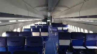 Boeing 727 Cabin & Cockpit Walkaround ex United Airlines N7438U